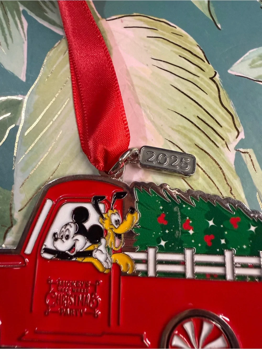 Disney Mickey’s Very Merry Christmas Party 2025 Exclusive Ornament Mickey Pluto